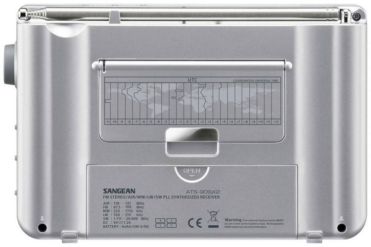 Produktbild: Sangean ATS-909X2 Weltempf&auml;nger UKW, LW, MW Weckfunktion Wei&szlig;