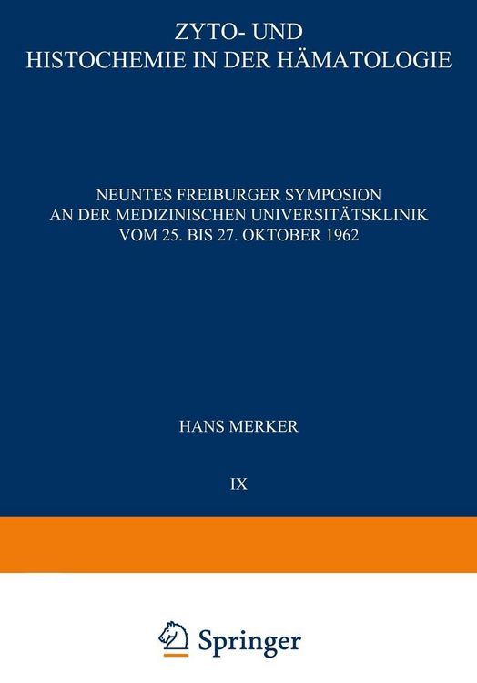 Produktbild: Zyto- und Histochemie in der H&auml;matologie