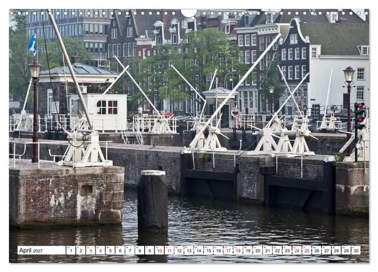 Produktbild: Amsterdam - Momente einer Reise (Wandkalender 2027 DIN A3 quer), CALVENDO Monatskalender