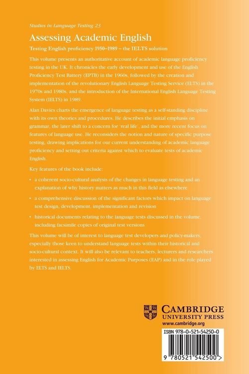 Produktbild: Assessing Academic English