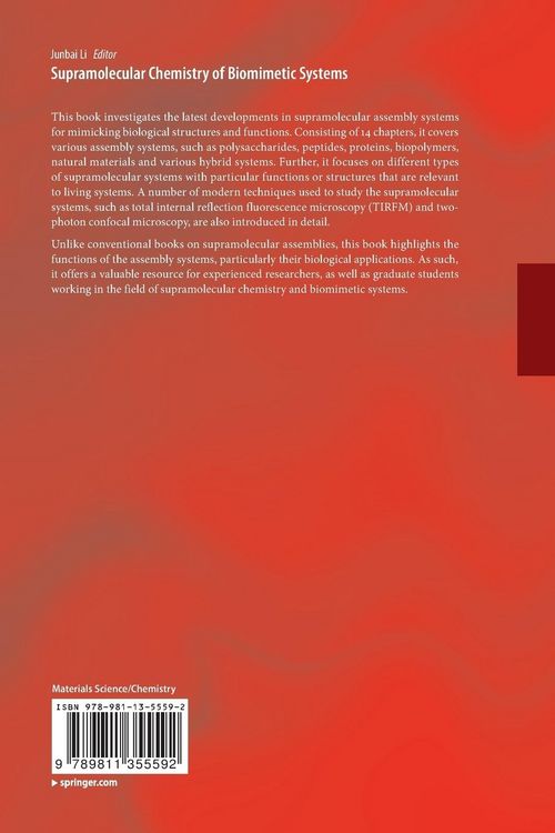 Produktbild: Supramolecular Chemistry of Biomimetic Systems