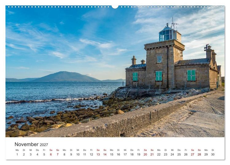 Produktbild: Leuchtt&uuml;rme Irlands (hochwertiger Premium Wandkalender 2027 DIN A2 quer), Kunstdruck in Hochglanz