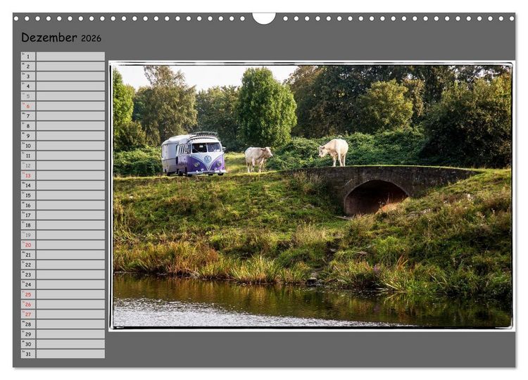 Produktbild: Oldtimer auf Tour (Wandkalender 2026 DIN A3 quer), CALVENDO Monatskalender