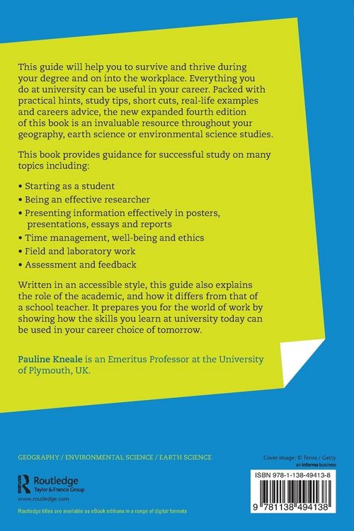 Produktbild: Study Skills for Geography, Earth and Environmental Science Students