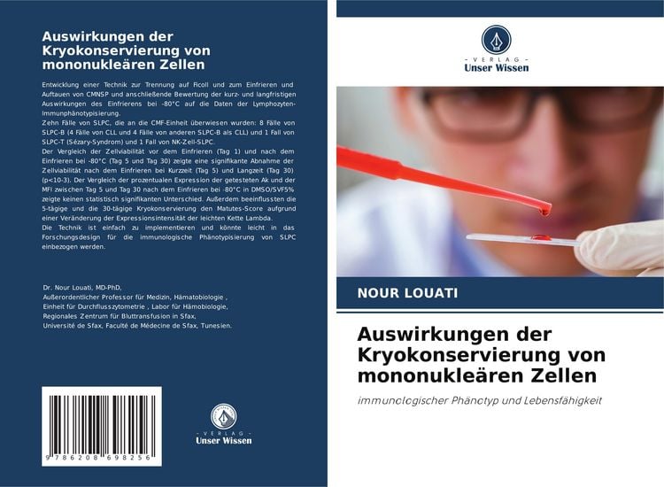 Produktbild: Auswirkungen der Kryokonservierung von mononukle&auml;ren Zellen