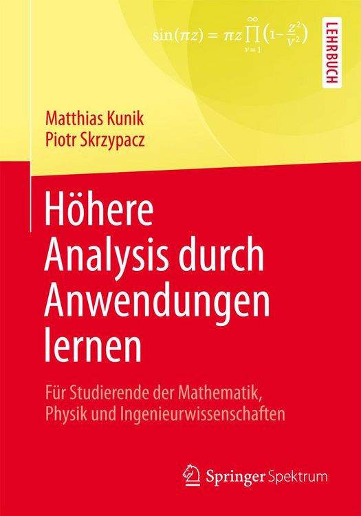 Produktbild: H&ouml;here Analysis durch Anwendungen lernen