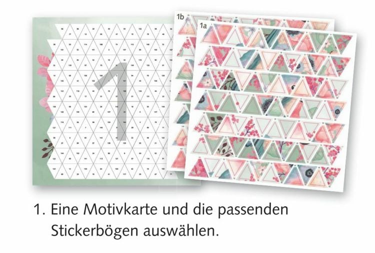 Produktbild: Stickern nach Zahlen Bl&uuml;ten-Zauber