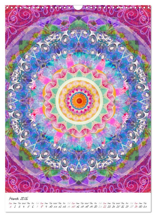 Produktbild: MANDALA COMPOSITIONS (Wall Calendar 2026 DIN A3 portrait), CALVENDO 12 Month Wall Calendar