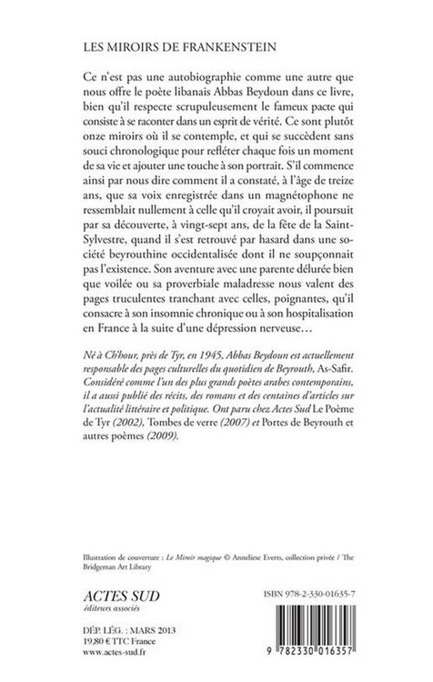 Produktbild: Les miroirs de Frankenstein