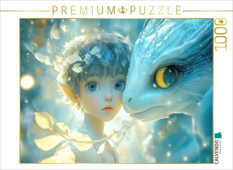 Produktbild: CALVENDO Puzzle Animierte Winterfantasie | 1000 Teile Lege-Gr&ouml;&szlig;e 64x48cm Foto-Puzzle f&uuml;r gl&uuml;ckliche Stunden
