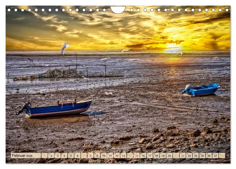 Produktbild: Maritime Welten (Wandkalender 2026 DIN A4 quer), CALVENDO Monatskalender