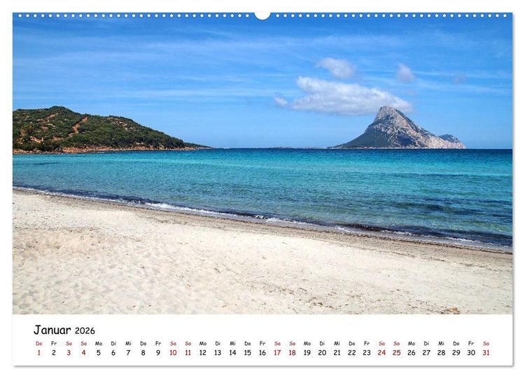 Produktbild: Sardinien - Ein St&uuml;ck Karibik im Mittelmeer (hochwertiger Premium Wandkalender 2026 DIN A2 quer), Kunstdruck in Hochglanz