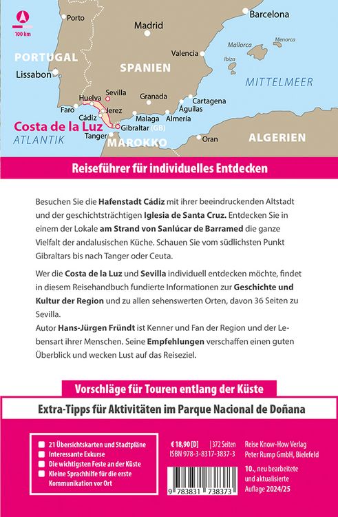 Produktbild: Reisef&uuml;hrer Costa de la Luz