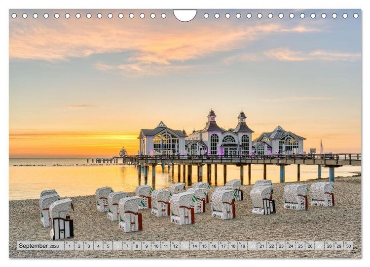 Produktbild: Wundersch&ouml;ne Ostsee - Traumhafte Stimmungen entlang der K&uuml;ste (Wandkalender 2026 DIN A4 quer), CALVENDO Monatskalender