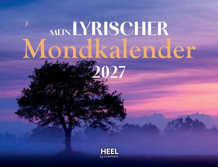 Produktbild: Mein lyrischer Mondkalender 2027 Eintragkalender