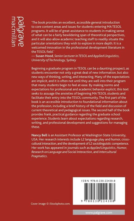 Produktbild: A Student's Guide to the MA TESOL