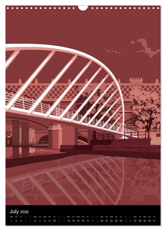 Produktbild: Manchester, Homage to a Great City. (Wall Calendar 2026 DIN A3 portrait), CALVENDO 12 Month Wall Calendar