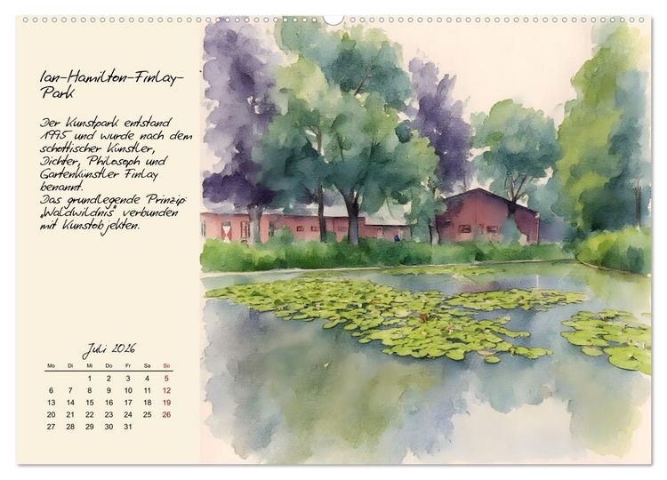 Produktbild: Rundgang durch Grevenbroich (hochwertiger Premium Wandkalender 2026 DIN A2 quer), Kunstdruck in Hochglanz