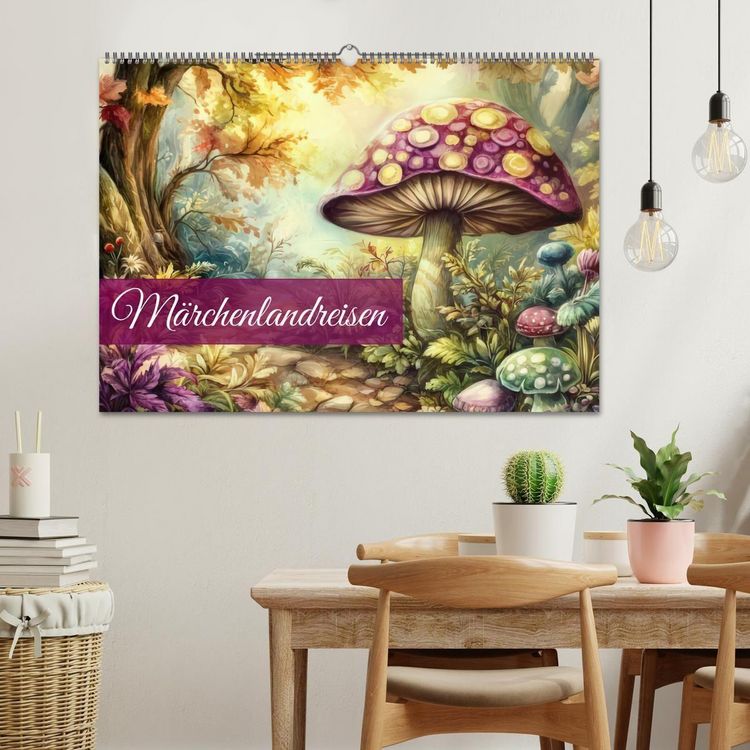 Produktbild: M&auml;rchenlandreisen (Wandkalender 2026 DIN A2 quer), CALVENDO Monatskalender