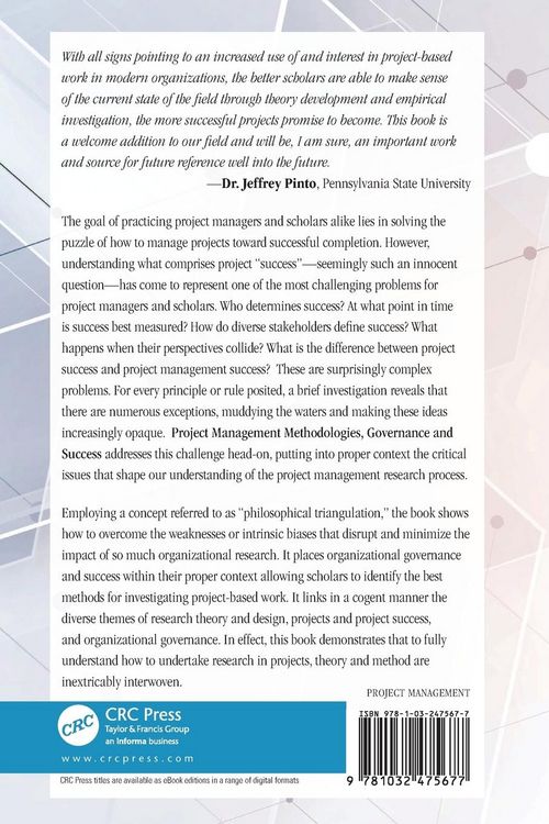 Produktbild: Project Management Methodologies, Governance and Success