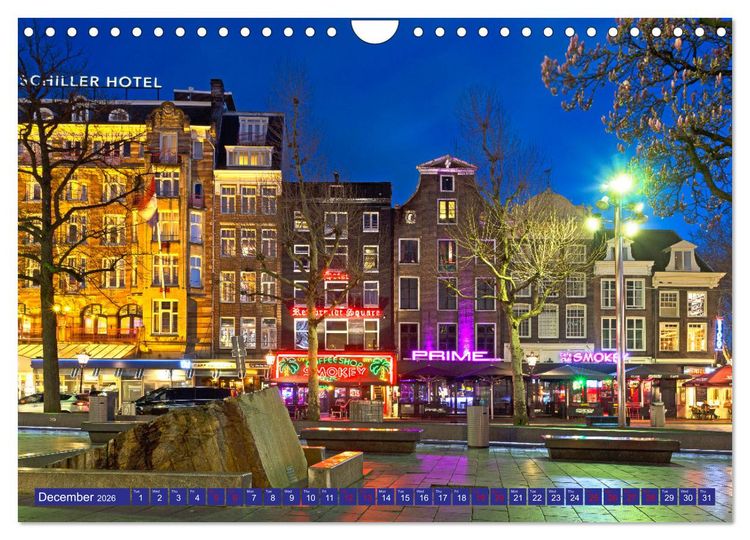 Produktbild: AWESOME AMSTERDAM (Wall Calendar 2026 DIN A4 landscape), CALVENDO 12 Month Wall Calendar