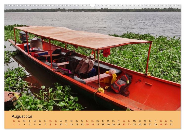 Produktbild: Venezuela - Natur pur Orinoco Delta und die Anden (Wandkalender 2026 DIN A2 quer), CALVENDO Monatskalender