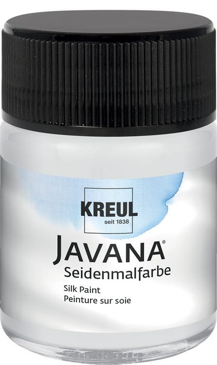 Produktbild: KREUL Seidenmalfarbe JAVANA mischwei&szlig; 50ml Glas