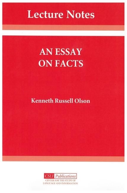 Produktbild: An Essay on Facts