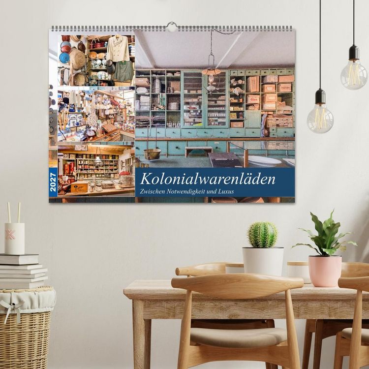 Produktbild: Kolonialwarenl&auml;den Zwischen Notwendigkeit und Luxus (Wandkalender 2027 DIN A2 quer), CALVENDO Monatskalender
