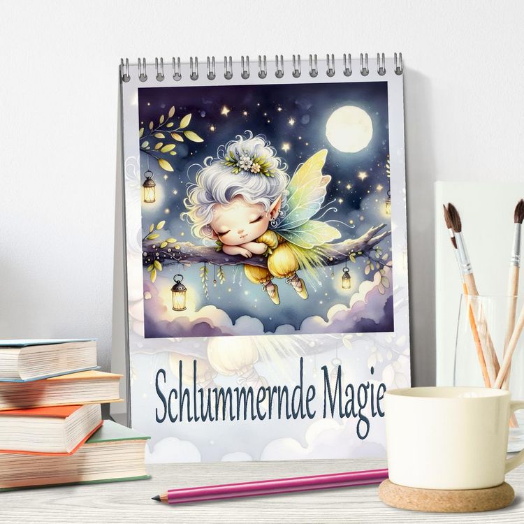 Produktbild: Schlummernde Magie (Tischkalender 2026 DIN A5 hoch), CALVENDO Monatskalender