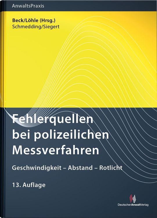 Produktbild: Fehlerquellen bei polizeilichen Messverfahren