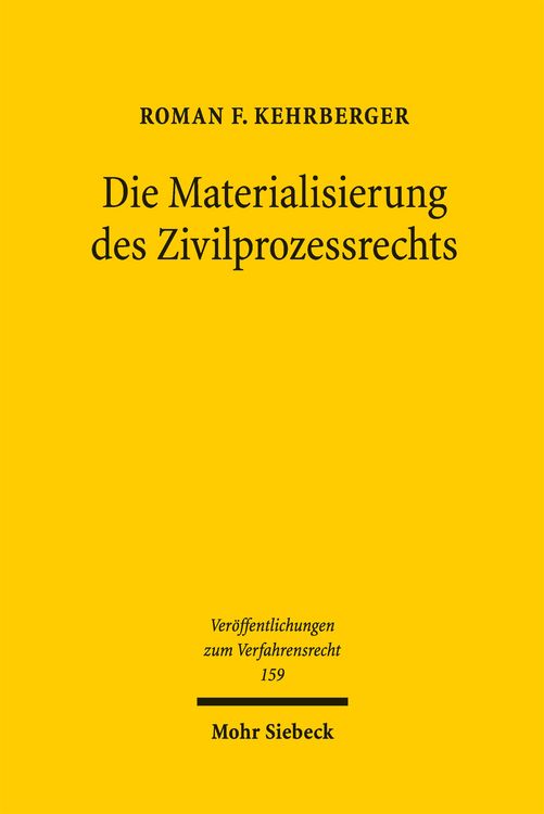 Produktbild: Die Materialisierung des Zivilprozessrechts
