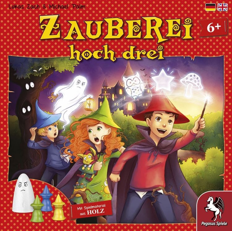 Produktbild: Pegasus - Zauberei hoch drei, W&uuml;rfelspiel, Kinderspiel, Lernspiel