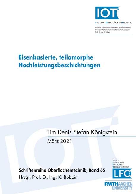 Produktbild: Eisenbasierte, teilamorphe Hochleistungsbeschichtungen