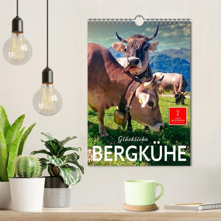 Produktbild: Gl&uuml;ckliche Bergk&uuml;he (Wandkalender 2026 DIN A4 hoch), CALVENDO Monatskalender