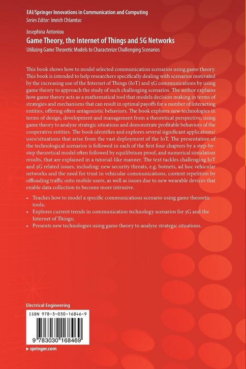 Produktbild: Game Theory, the Internet of Things and 5G Networks
