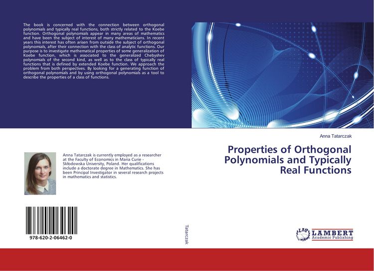 Produktbild: Properties of Orthogonal Polynomials and Typically Real Functions