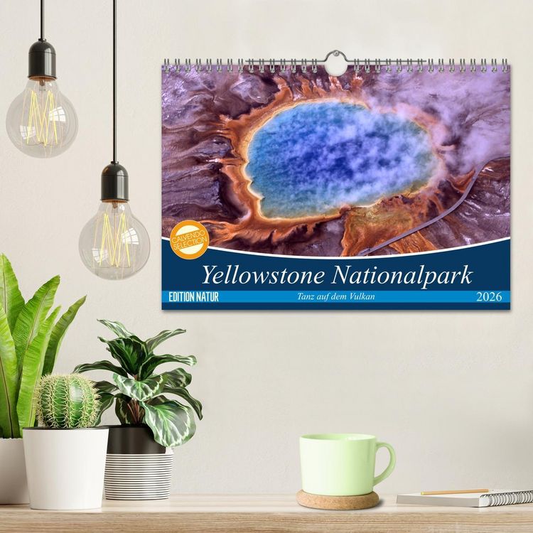 Produktbild: Yellowstone Nationalpark. Tanz auf dem Vulkan (Wandkalender 2026 DIN A4 quer), CALVENDO Monatskalender