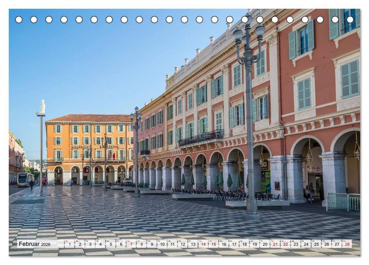 Produktbild: NIZZA Idyllische Impressionen (Tischkalender 2026 DIN A5 quer), CALVENDO Monatskalender