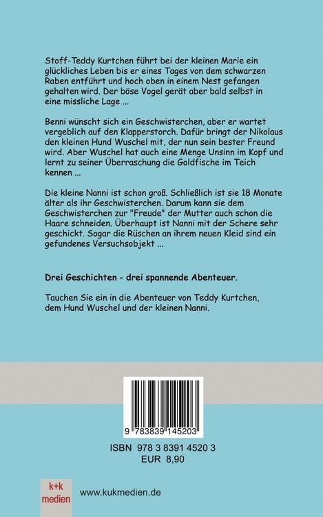 Produktbild: Die Abenteuer von Kurtchen, Wuschel und Nanni