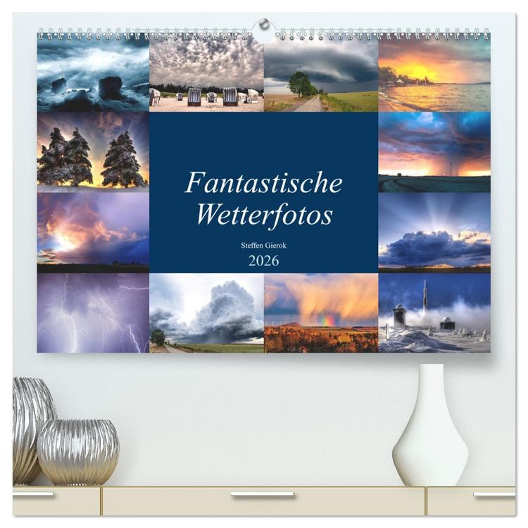 Produktbild: Fantastische Wetterfotos (hochwertiger Premium Wandkalender 2026 DIN A2 quer), Kunstdruck in Hochglanz