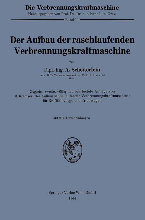 Produktbild: Der Aufbau der raschlaufenden Verbrennungskraftmaschine