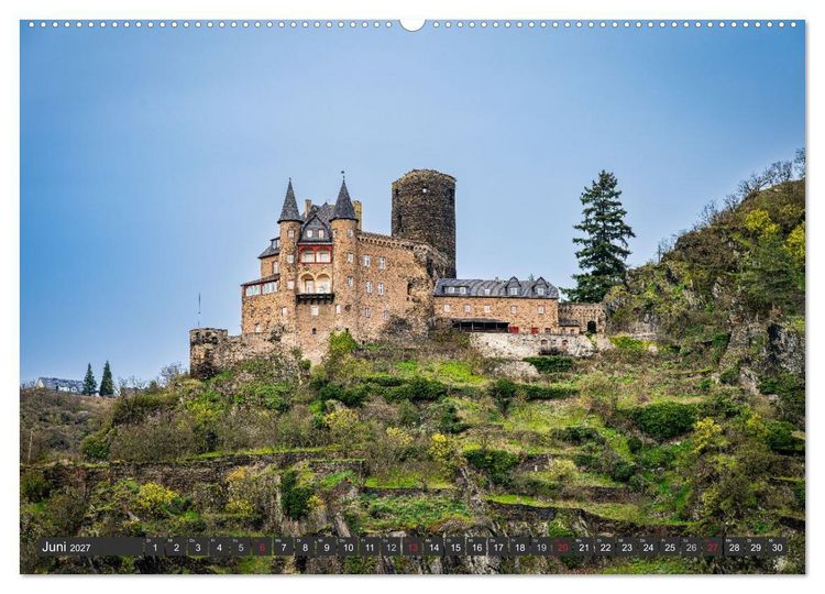 Produktbild: Burgen und Festungen am Mittelrhein (Wandkalender 2027 DIN A2 quer), CALVENDO Monatskalender