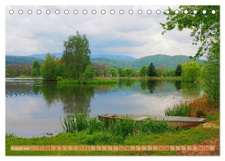 Produktbild: Bad Flinsberg und Umgebung (Tischkalender 2026 DIN A5 quer), CALVENDO Monatskalender