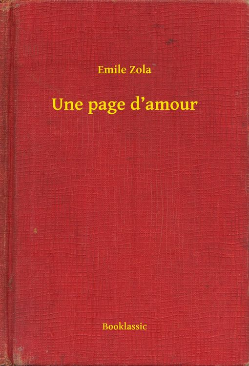 Produktbild: Une page d'amour