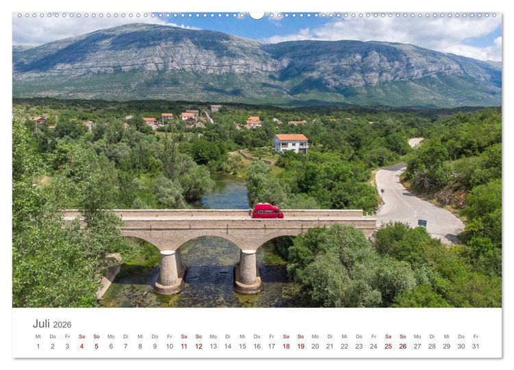 Produktbild: Abenteuer Wohnmobil - Camping, Vanlife, Roadtrips (Wandkalender 2026 DIN A2 quer), CALVENDO Monatskalender