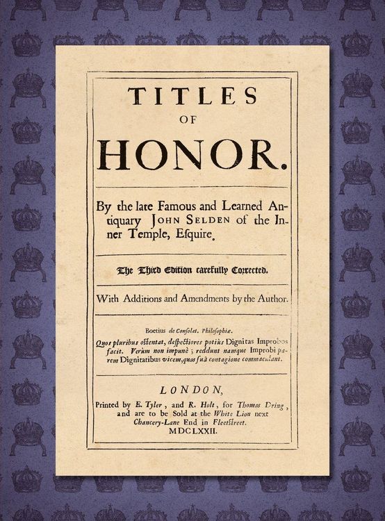Produktbild: Titles of Honor [1672]