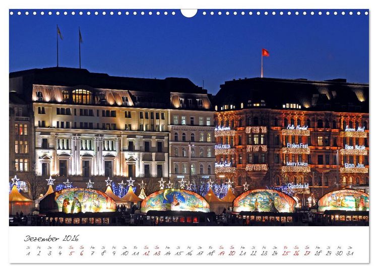 Produktbild: Alsteransichten in Hamburg (Wandkalender 2026 DIN A3 quer), CALVENDO Monatskalender