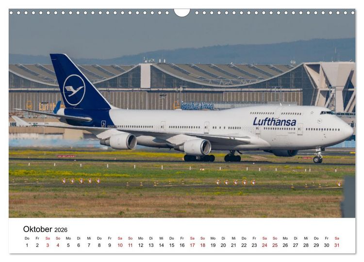 Produktbild: Boeing 747 Kalender (Wandkalender 2026 DIN A3 quer), CALVENDO Monatskalender