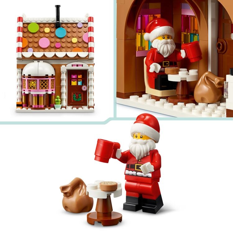 Produktbild: LEGO Weihnachtliches Lebkuchenhaus Modellbau Kinderspielzeug 40809